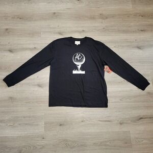 American Needle AC Golf Classic Mens XXL Black Long Sleeve Graphic Tee Shirt NWT